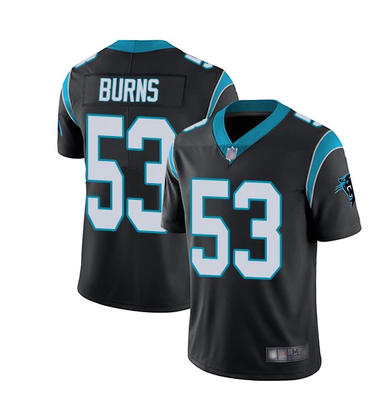 Men's Carolina Panthers #53 Brian Burns Black Vapor Untouchable Limited Stitched Jersey Men's Carolina Panthers #53 Brian Burns Black Vapor Untouchable Limited Stitched Jersey